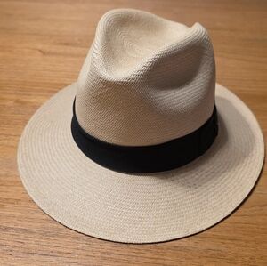 Scala Tan Hat with Black and Gold Logo